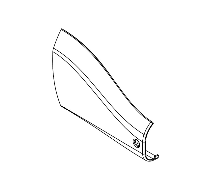 EV1 Adamo STD N/S Stepped Floor Skirt Moulding