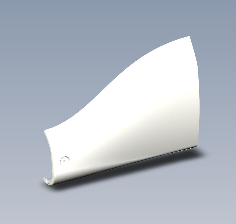 EV1 Adamo STD O/S Stepped Floor Skirt Moulding