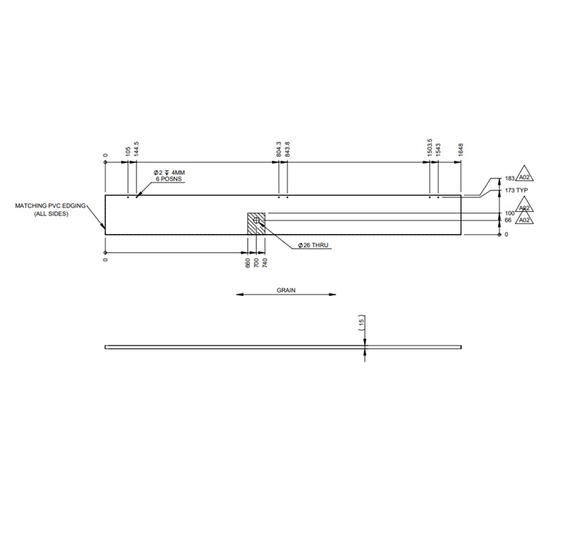 Read more about AG1 Faro RH Bedside Robe Upper Door product image