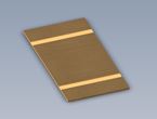 AH3 STD REAR LOUNGE PULL-OUT SLAT SUPPORT PANEL