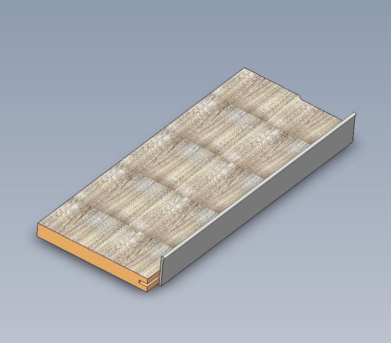 Read more about PSR RIMINI - REAR TC MIDDLE MIRROR SHELF product image