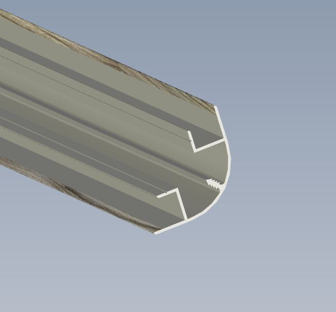 2B Plastic Profile Nabucco Cherry Wrap 2200mm