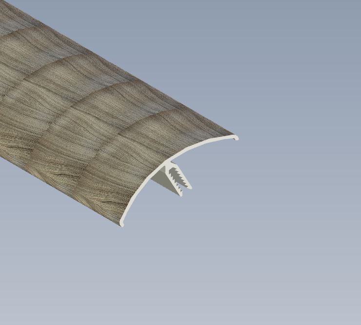 1F Plastic Profile Nabucco Cherry Wrap 2200mm