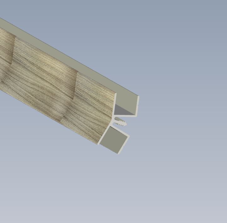 1A Plastic Profile Nabucco Cherry Wrap 2200mm