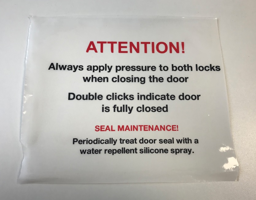 Read more about Attention - Silicone Rubber Spray Label product image