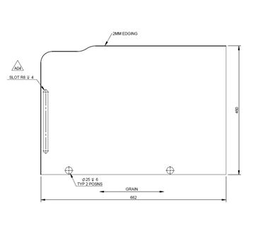EV1 Adamo Front N/S Bunk L/H Cheek