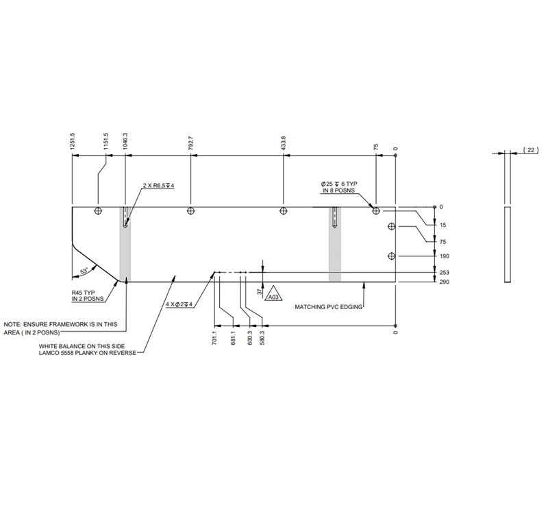 Read more about AG1 Faro TC Sub Vanity Worktop product image