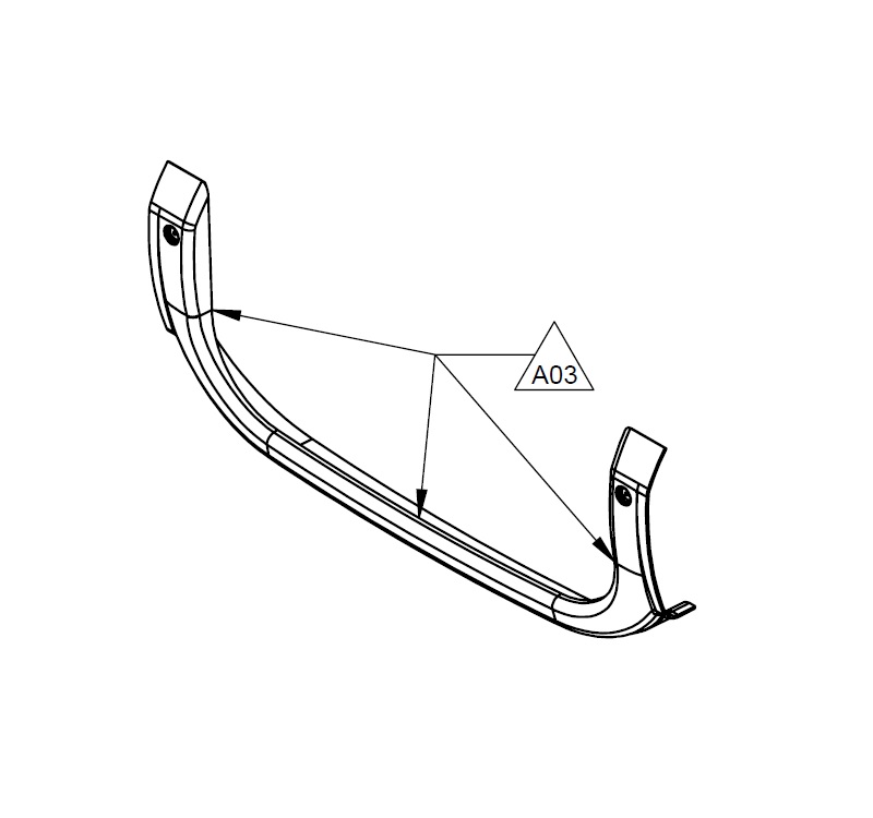 EV1 Adamo Door Spat (Dometic door)