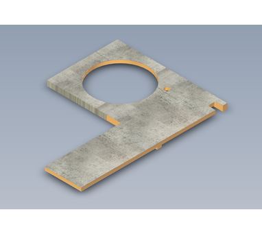 EV1 Adamo 75-4 Kitchen Worktop (Revision A04)