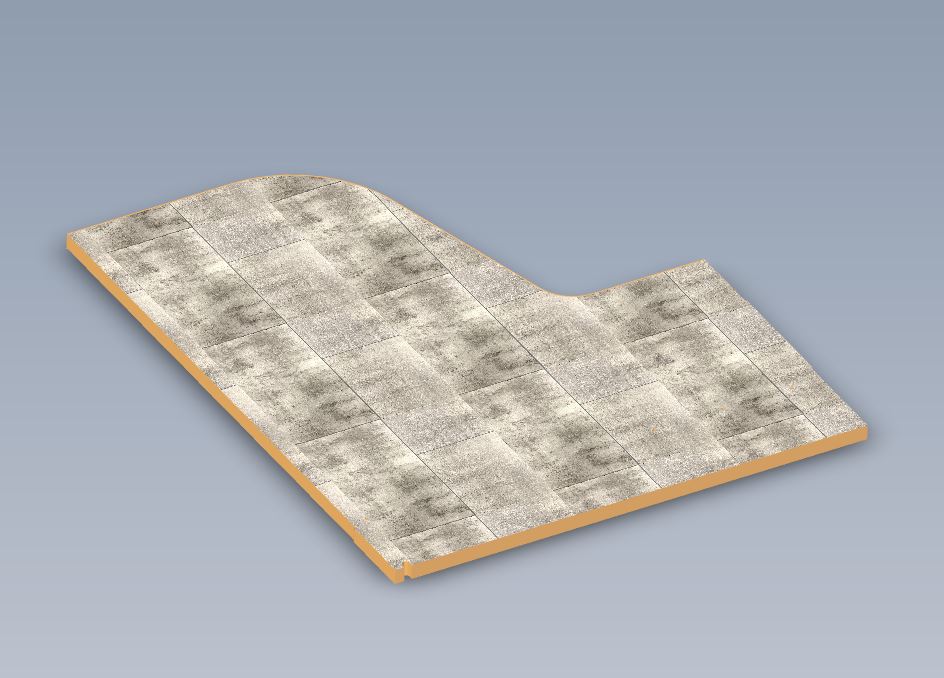 Read more about EV1 Adamo 75-4 VANITY UNIT FALSE FLOOR LANA GREY product image