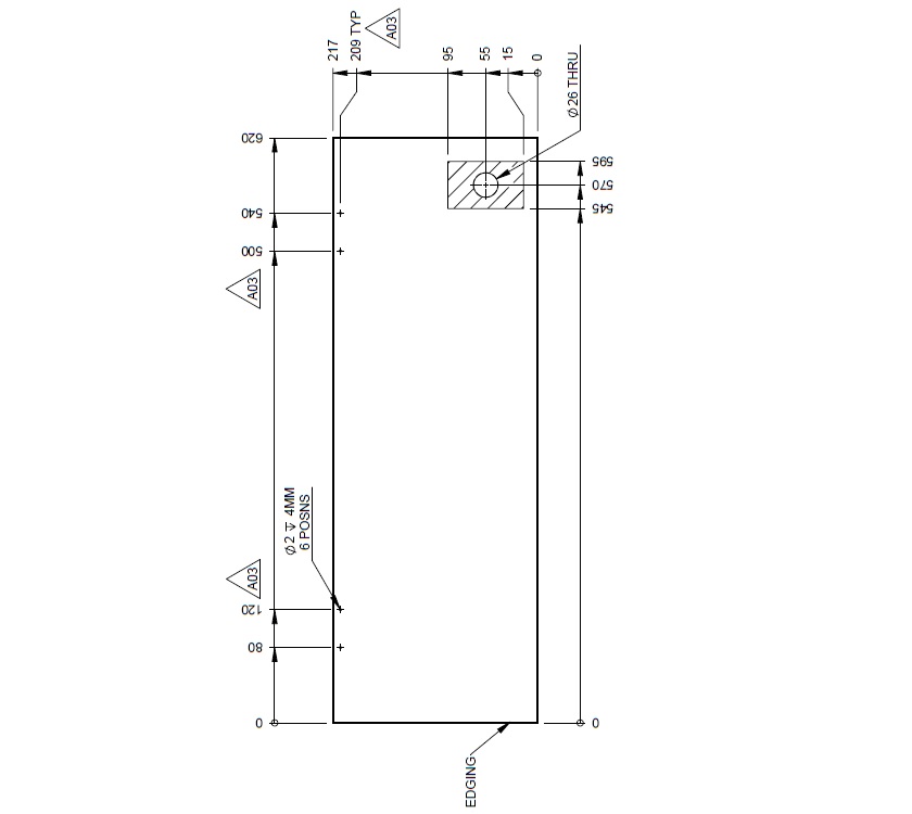 Read more about UN5 VIGO R/H BEDROOM ROBE LOWER DOOR product image