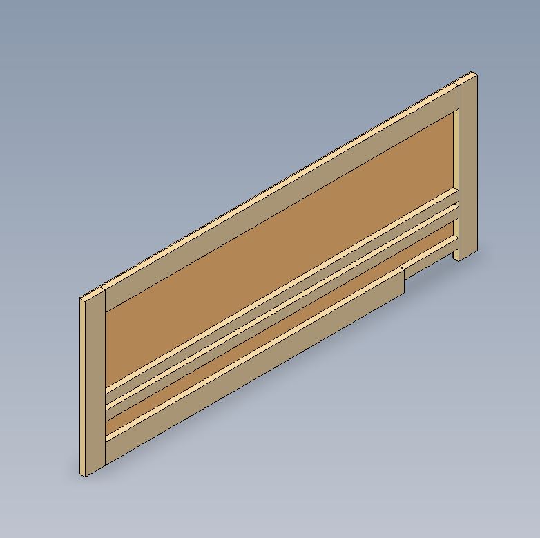 UN5 LONG OS FRONT BUNK FACE RH