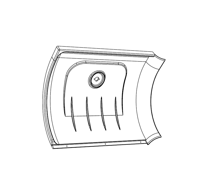 UN5 AG2 End Washroom Shower Hood