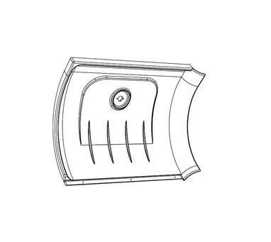 UN5 AG2 End Washroom Shower Hood