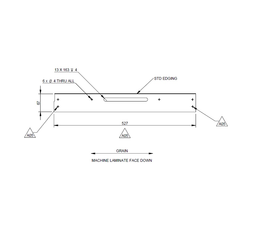 Read more about AG2 STD KITCHEN CUPBOARD FRONT FIXED BASE product image