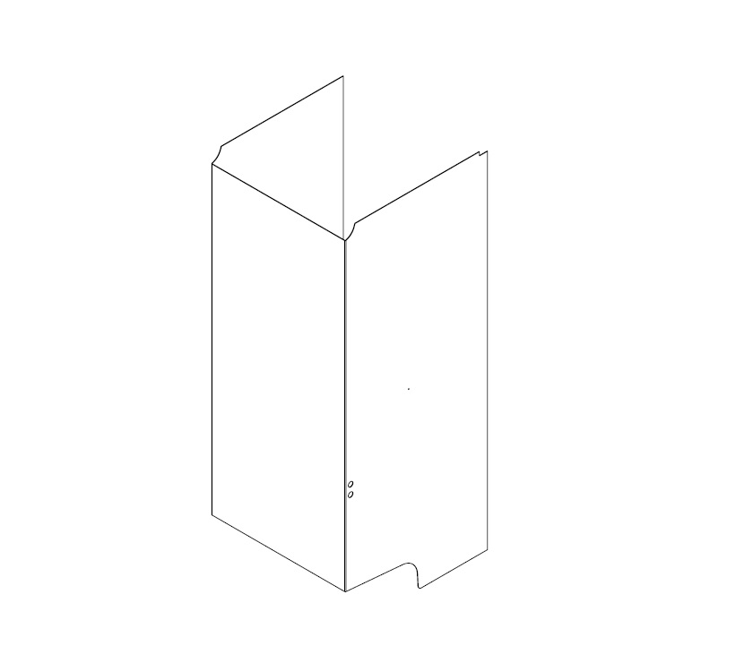 EV1 75-4T SHOWER WALL