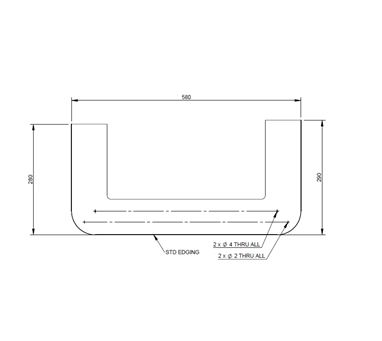 620x620 MIRROR LED MOUNT