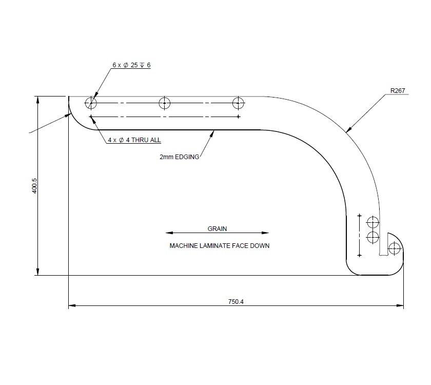 AG2 PORTO TC CURVED WALL TOP FORMER