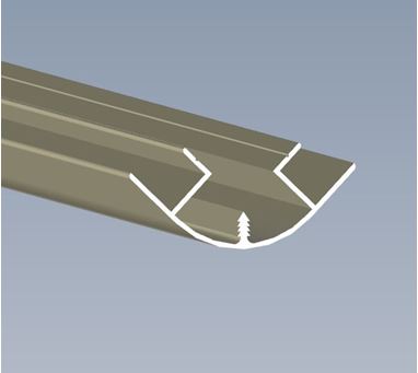 2B PLASTIC EXTRUSION CASHMERE 1960mm