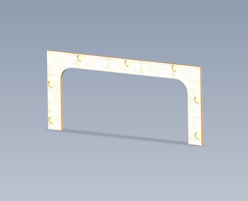 UN5 STD NS FRONT BUNK SUPPORT WET LOCKER