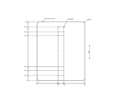 AG2 STD FREESTANDING TABLE TOP