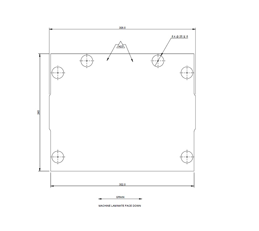 Read more about AG2 STD BEDROOM ROBE INFILL BACK PANEL product image