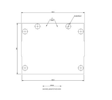 AG2 STD BEDROOM ROBE INFILL BACK PANEL