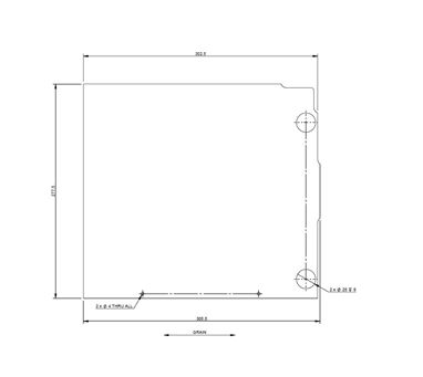 AG2 STD BEDROOM ROBE INFILL BASE