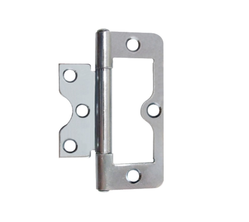Flush Hinge 76mm Zinc Plated