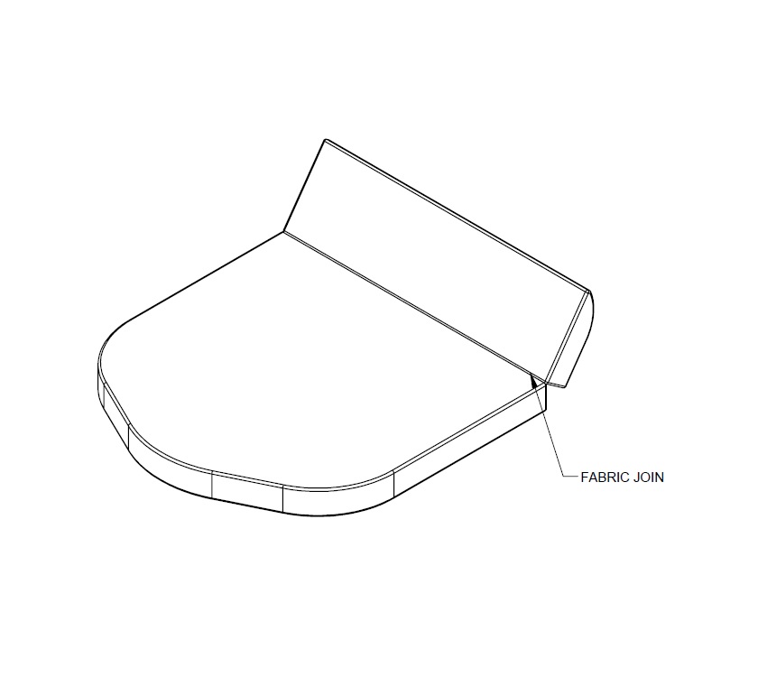 AG2 Poise Island Bed Mattress 1900x1530x140mm