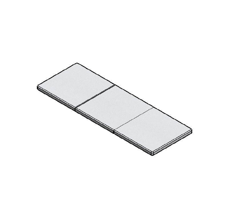 Read more about DSL Folding Bunk Cushion 575/575/575x620x50mm product image