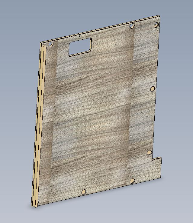 UN5 STD REAR WASHROOM LARGE VANITY FACIA