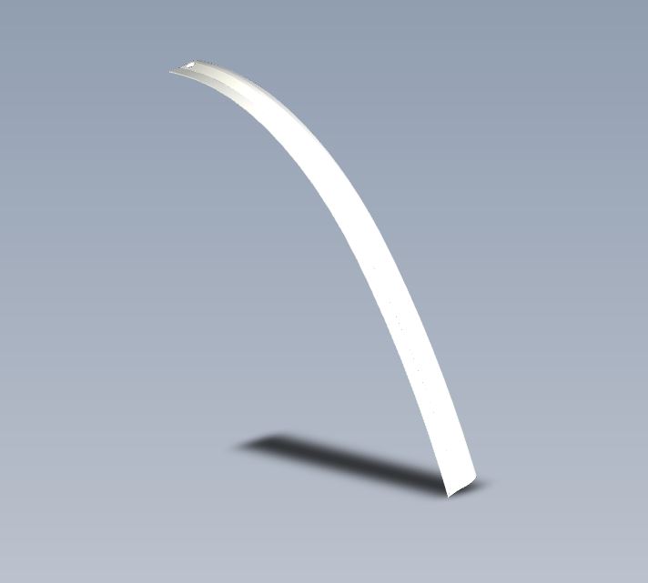 UN5 STD N/S Front Upright Moulding