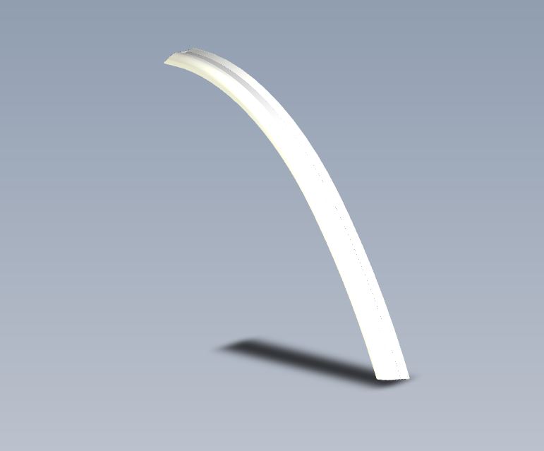 UN5 STD O/S Front Upright Moulding