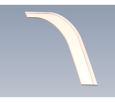 UN5 Front O/S Window Cover Blind Rail Spacer