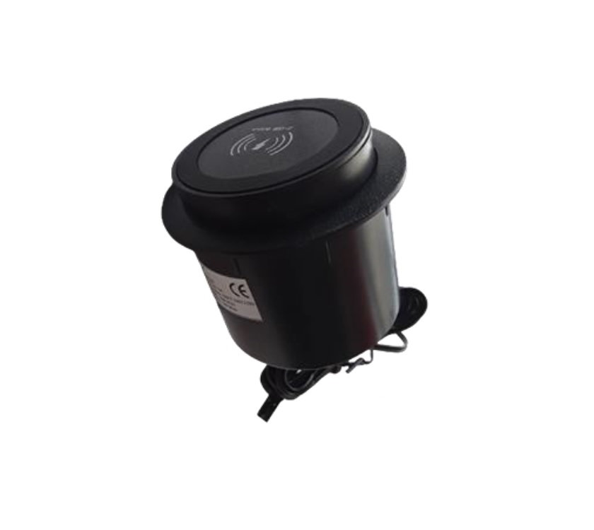 Read more about Mini Pop Up Socket w/ Wireless Charger & 2x USB product image