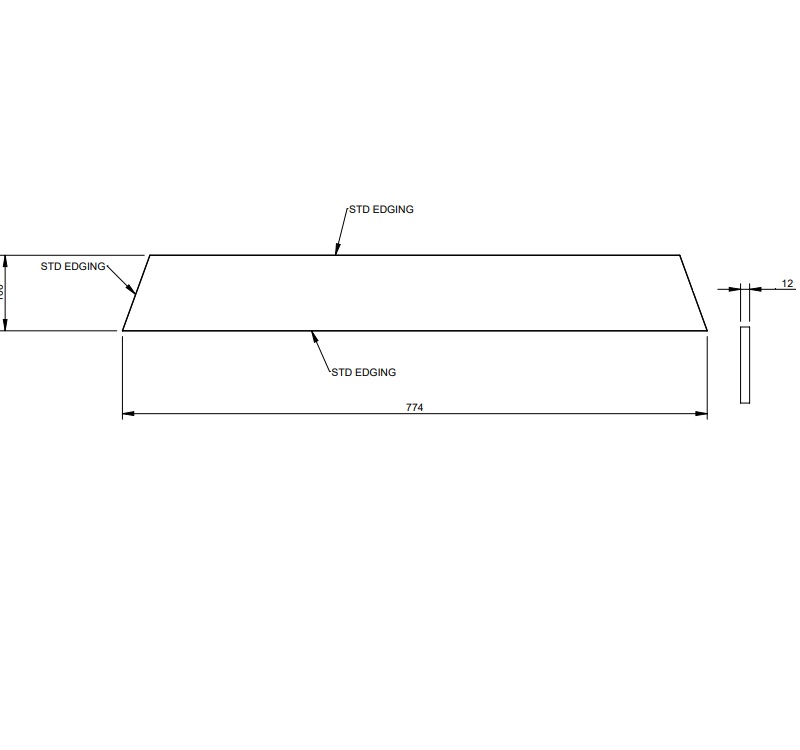 Read more about EV1 69-4 Drop Down Bed DEC. Frame Side LANA GREY product image