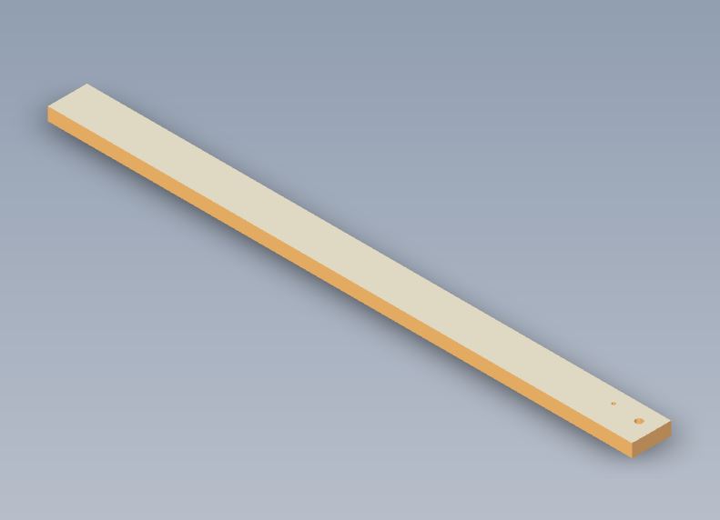 Read more about AG2 EVORA REAR TC SLIDING DOOR FOOTER (A01) 671x45x15mm product image