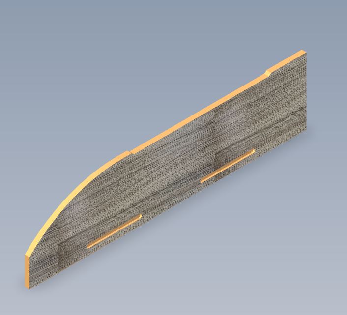 AG2 EVORA TC CUPBOARD CORNER FASCIA FRONT