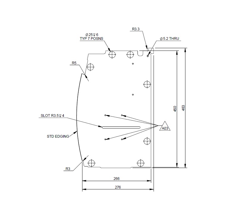 AG2 5&#39;8 N/S LOCKER MID DIVIDER