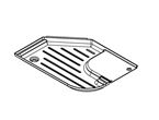 DY1 D4-2 Rear Shower Tray White