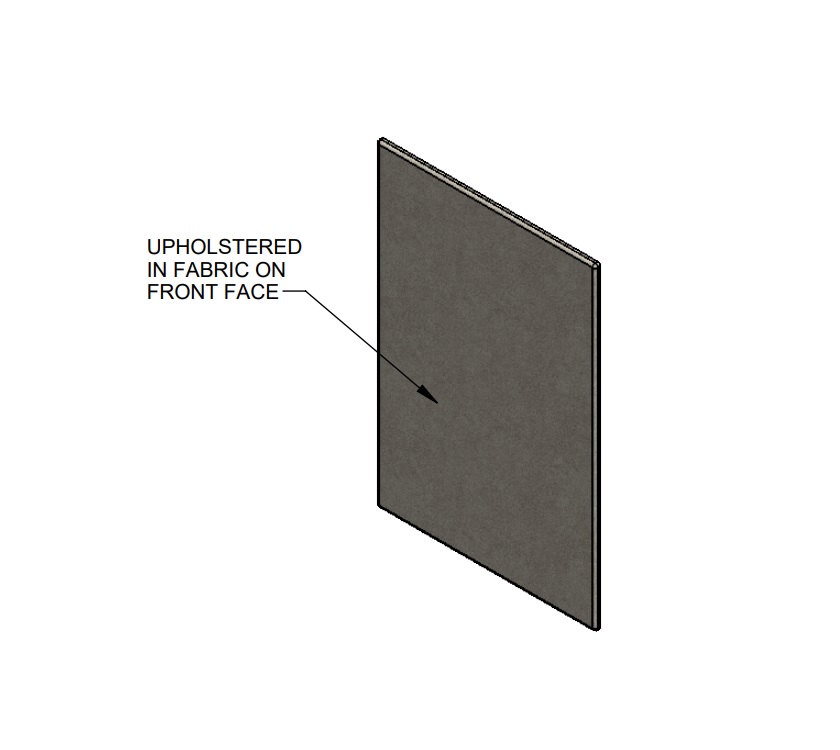 UN5 Madrid TV Bracket Tacked Panel