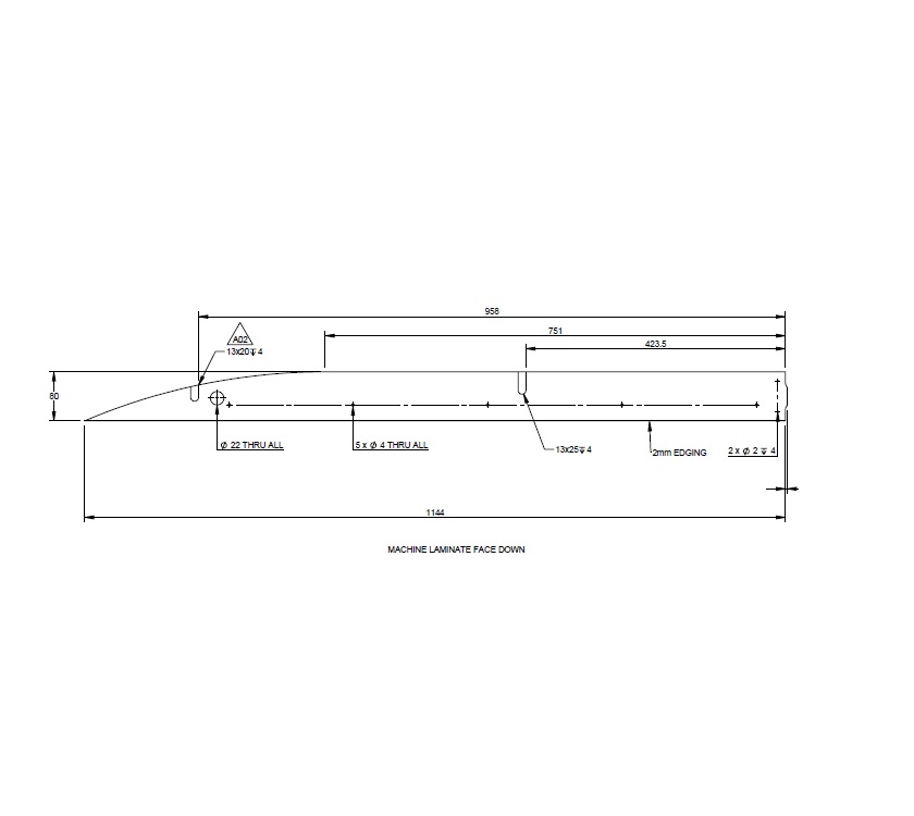 Read more about AG2 6' NS FRONT LOCKER HINGE PANEL product image