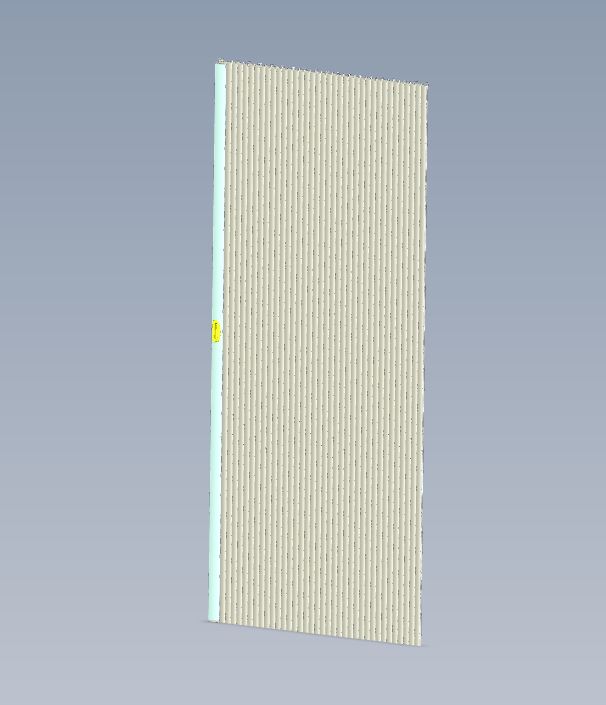 BHK Tambour Sliding Door