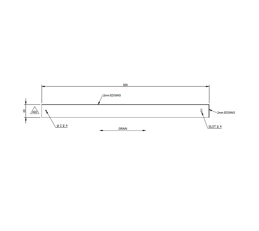 Read more about AG2 STD KITCHEN CORNER FASCIA RH product image