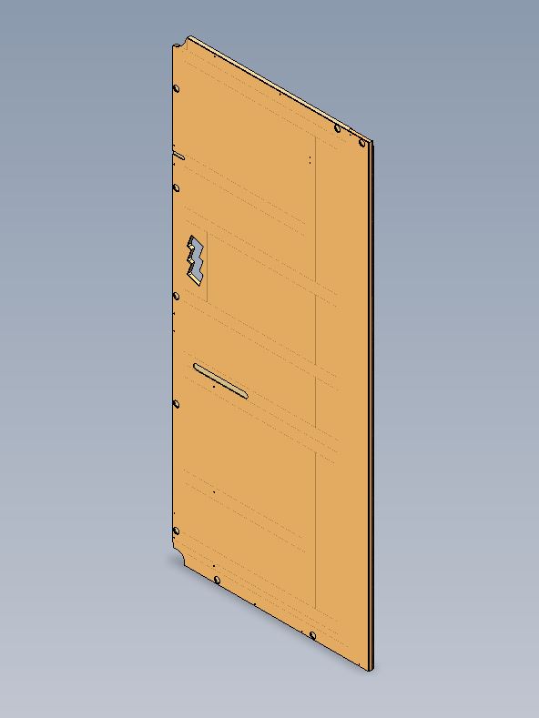 PSR Messina Robe Sliding Door Cheek