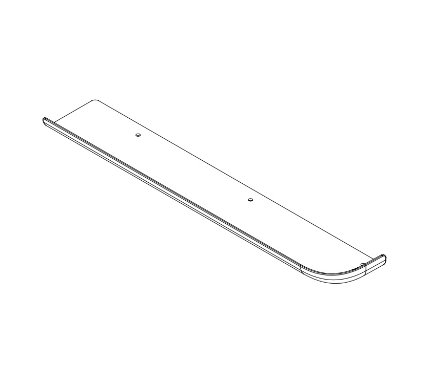 STD Exterior Door Key Shelf