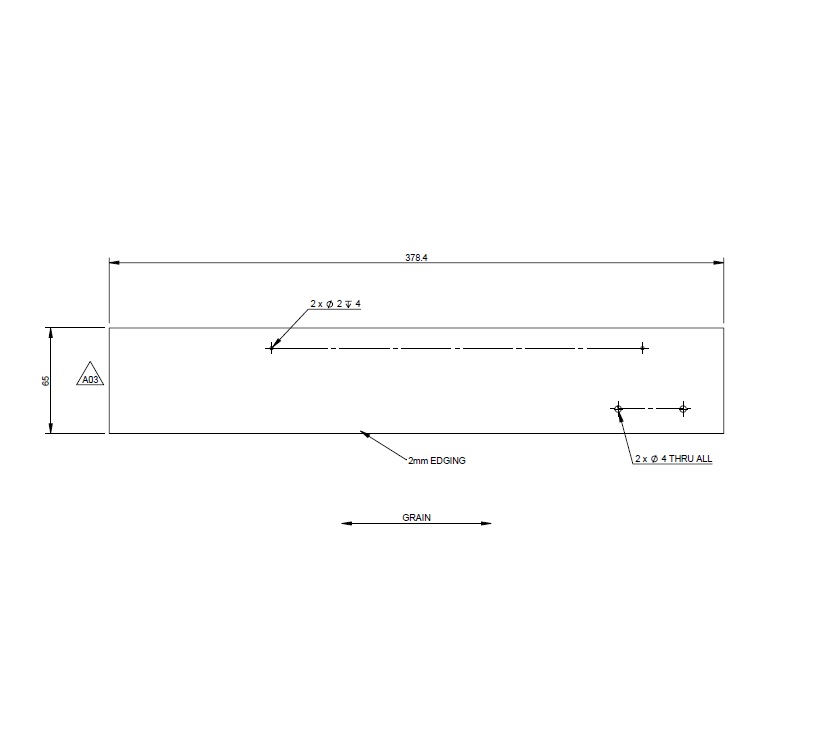 Read more about AG2 STD KITCHEN DOOR HEADER product image