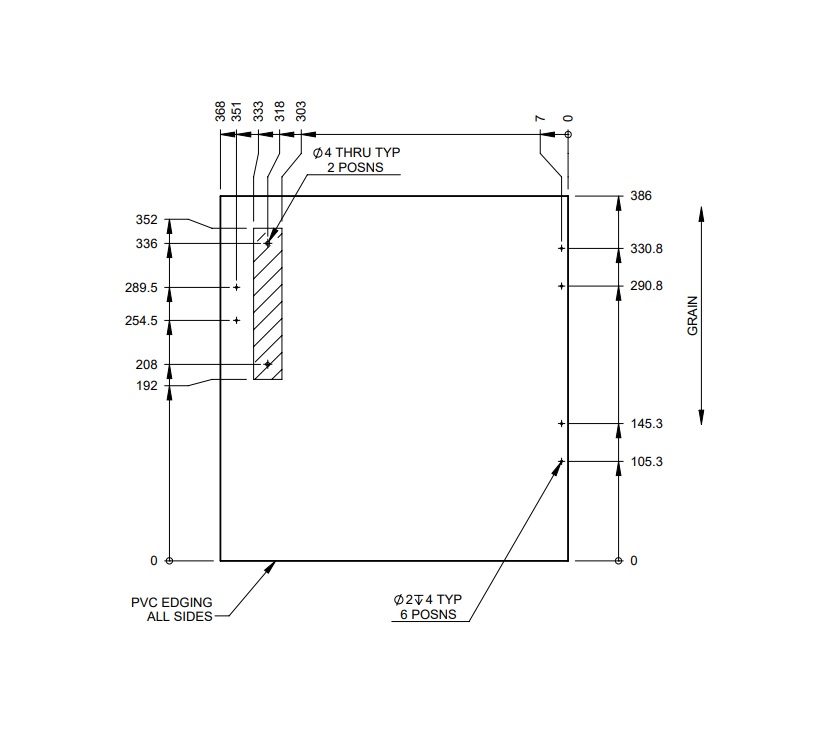 Read more about AG1 Porto Rear O/S Lower Robe Door product image
