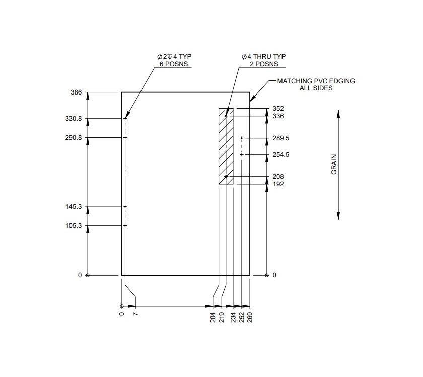 Read more about AG1 PORTO REAR N/S LOWER ROBE DOOR product image